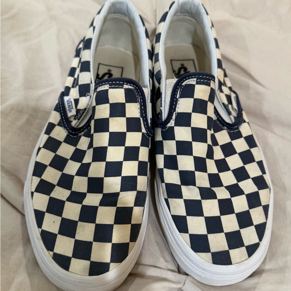Vans Unisex Checkered Slip-On Shoes